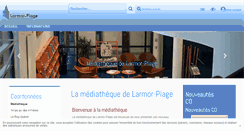 Desktop Screenshot of mediatheque.larmor-plage.com